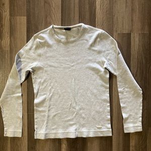 Hugo Boss Men long sleeve T-shirt Grey Size S